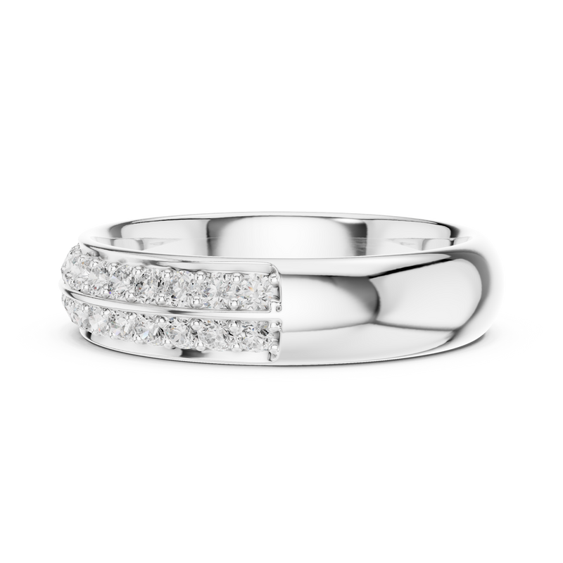 Ladies Ring DDLR-576@7 - White Gold - Image