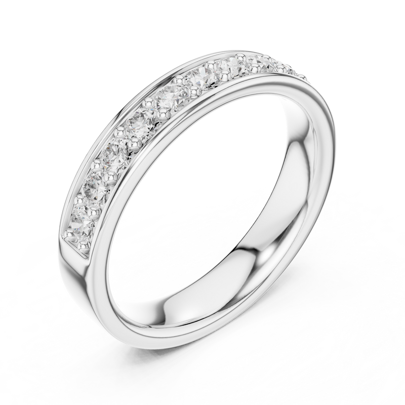 Ladies Ring DDLR-577@7 - White Gold - Image