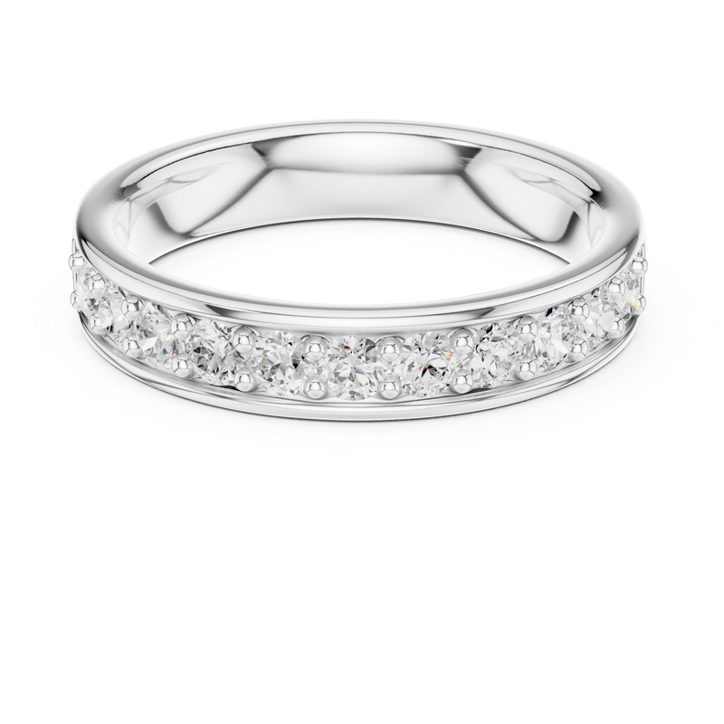 Ladies Ring DDLR-577@7 - White Gold - Image