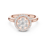 Ladies Ring DDLR-578@7 - Rose Gold - Image