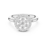 Ladies Ring DDLR-578@7 - White Gold - Image