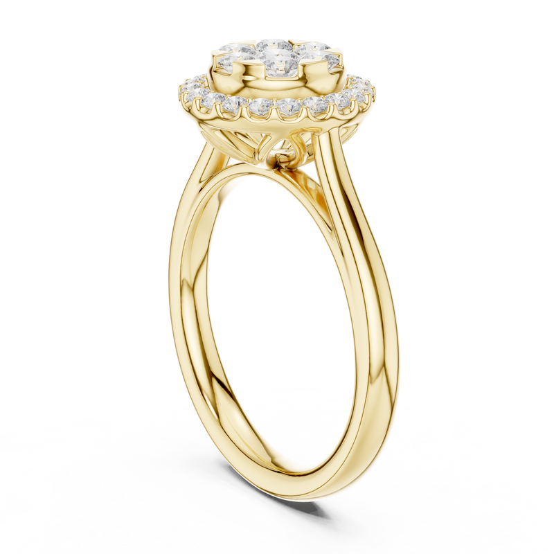 Ladies Ring DDLR-578@7 - Yellow Gold - Image