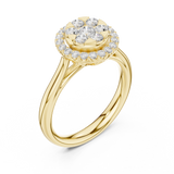 Ladies Ring DDLR-578@7 - Yellow Gold - Image