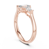 Ladies Ring DDLR-579@7 - Rose Gold - Image
