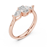 Ladies Ring DDLR-579@7 - Rose Gold - Image