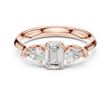 Ladies Ring DDLR-579@7 - Rose Gold - Image