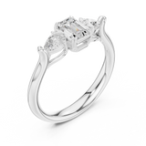 Ladies Ring DDLR-579@7 - White Gold - Image