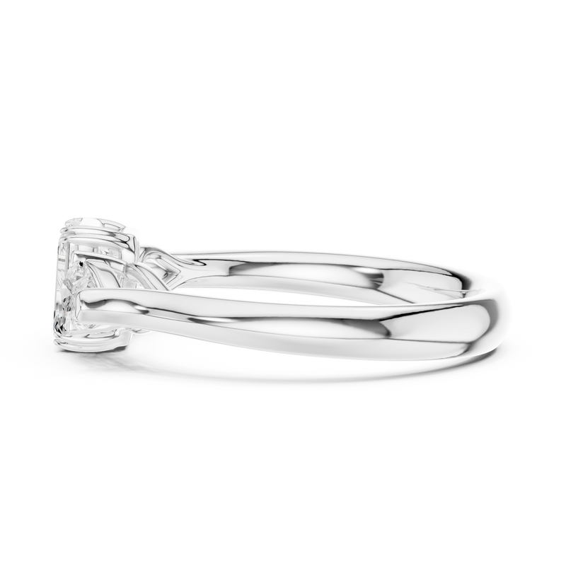 Ladies Ring DDLR-579@7 - White Gold - Image