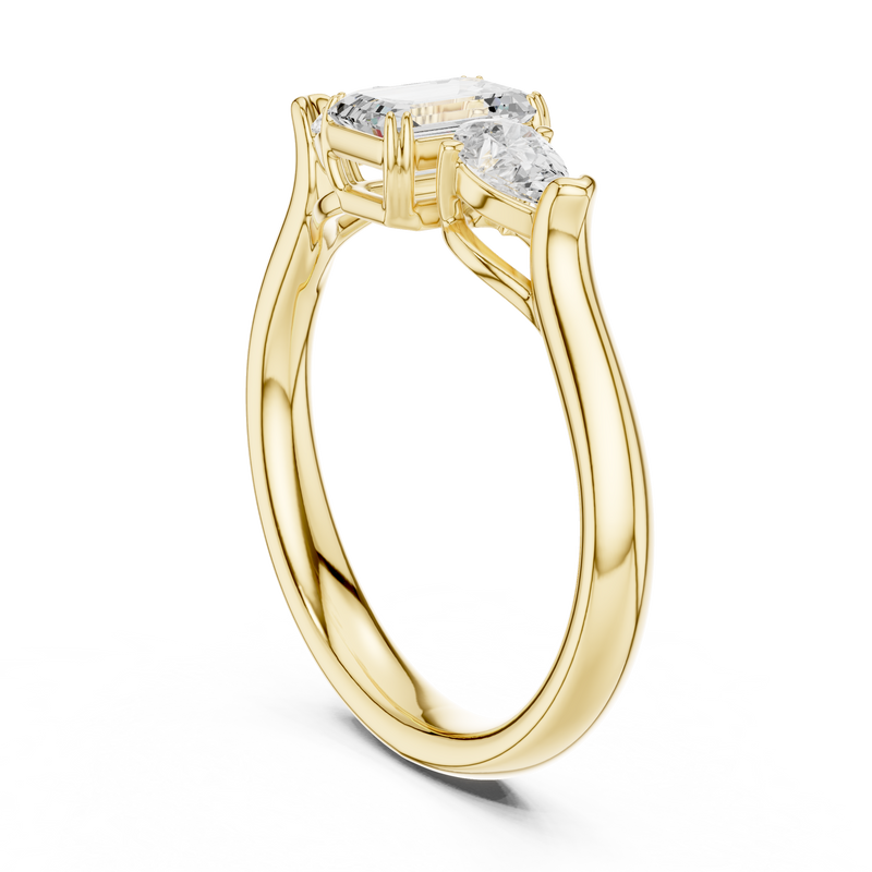 Ladies Ring DDLR-579@7 - Yellow Gold - Image