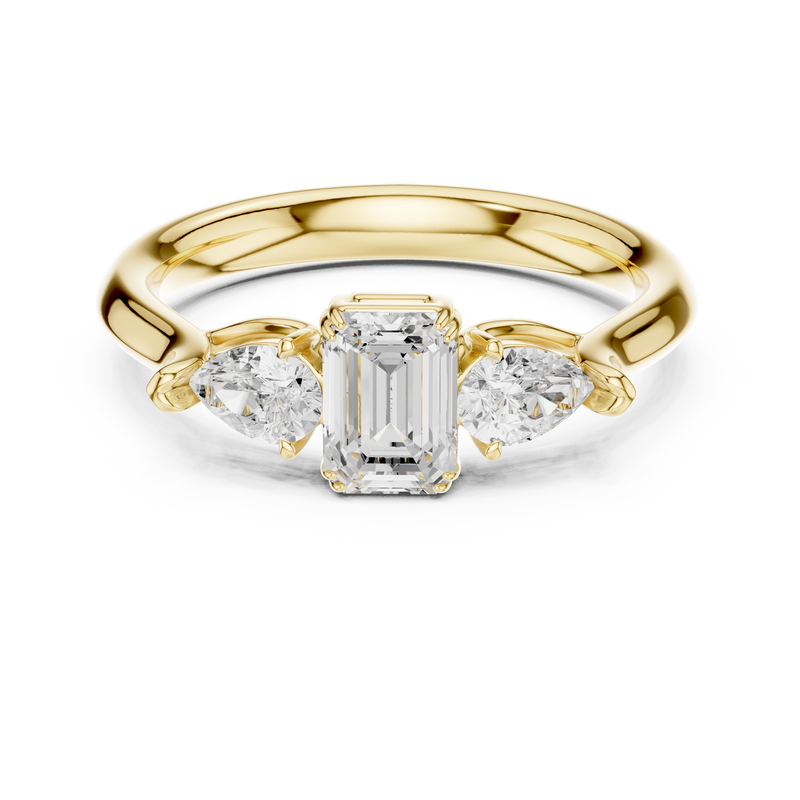 Ladies Ring DDLR-579@7 - Yellow Gold - Image