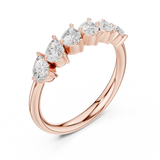 Ladies Ring DDLR-580@7 - Rose Gold - Image