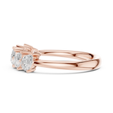 Ladies Ring DDLR-580@7 - Rose Gold - Image