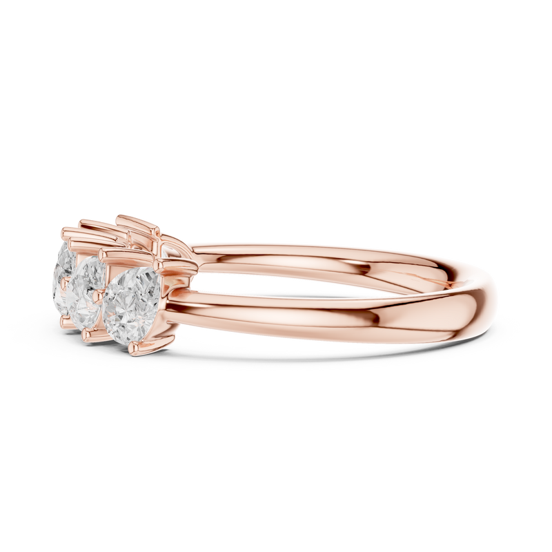 Ladies Ring DDLR-580@7 - Rose Gold - Image