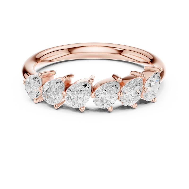 Ladies Ring DDLR-580@7 - Rose Gold - Image