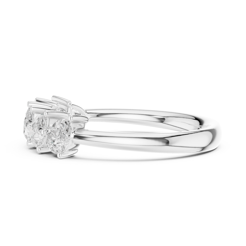 Ladies Ring DDLR-580@7 - White Gold - Image