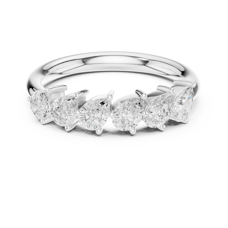 Ladies Ring DDLR-580@7 - White Gold - Image