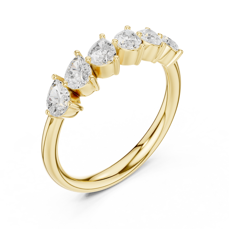 Ladies Ring DDLR-580@7 - Yellow Gold - Image