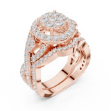 Ladies Ring DDLR-582@7 - Rose Gold - Image