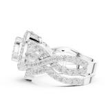 Ladies Ring DDLR-582@7 - White Gold - Image