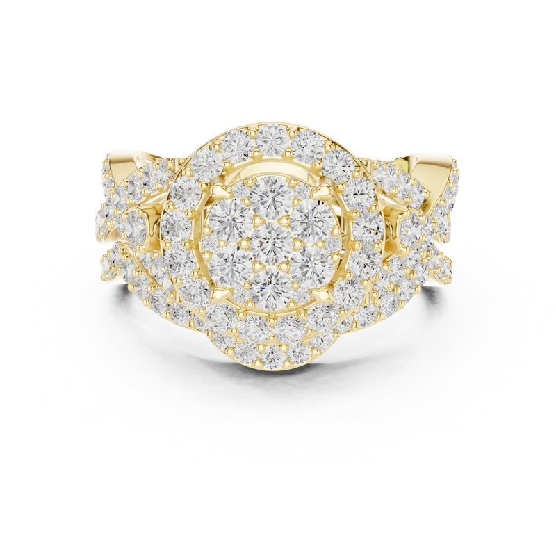 Ladies Ring DDLR-582@7 - Yellow Gold - Image
