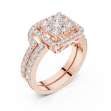 Ladies Ring DDLR-583@7 - Rose Gold - Image