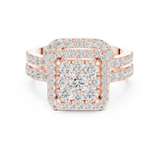 Ladies Ring DDLR-583@7 - Rose Gold - Image