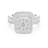 Ladies Ring DDLR-583@7 - White Gold - Image