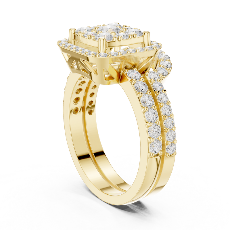 Ladies Ring DDLR-583@7 - Yellow Gold - Image
