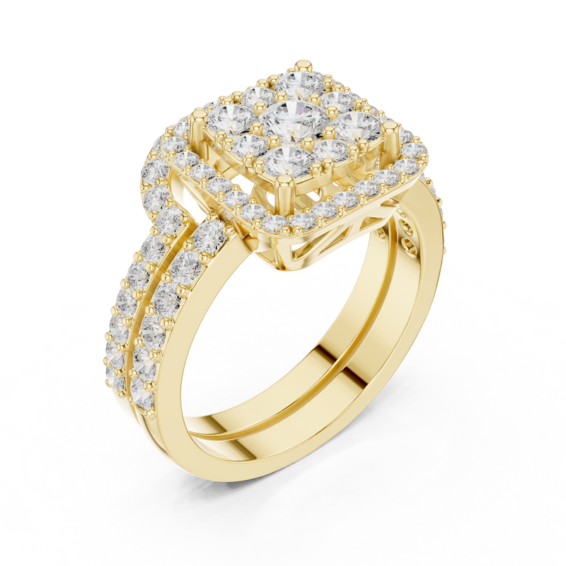 Ladies Ring DDLR-583@7 - Yellow Gold - Image