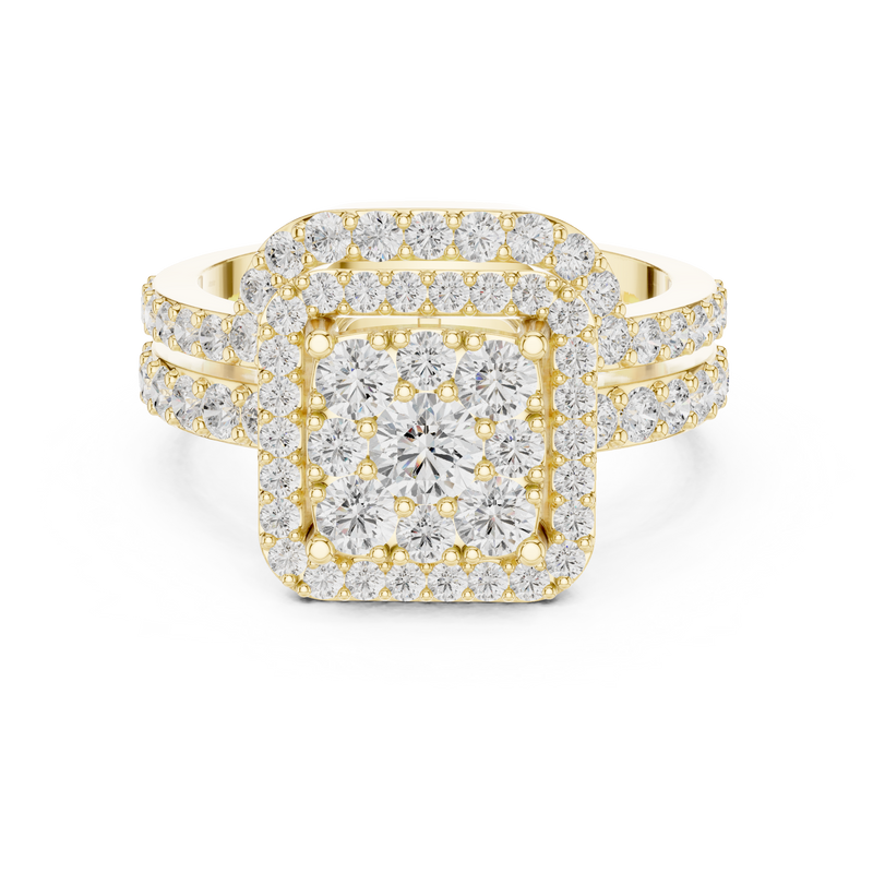 Ladies Ring DDLR-583@7 - Yellow Gold - Image