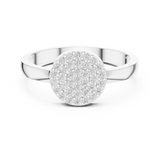 Ladies Ring DDLR-584@7 - White Gold - Image