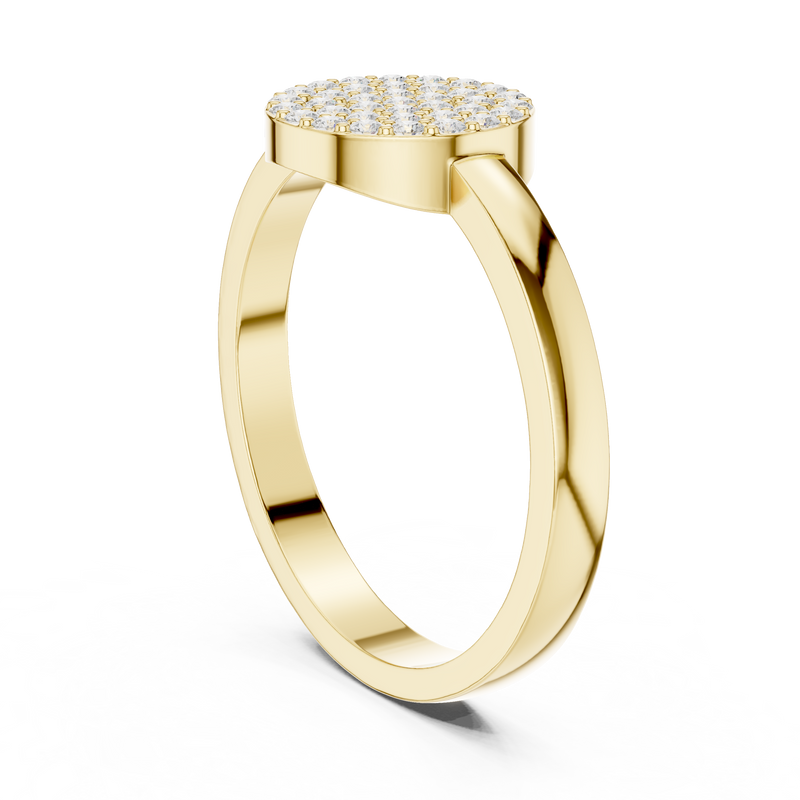 Ladies Ring DDLR-584@7 - Yellow Gold - Image