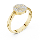 Ladies Ring DDLR-584@7 - Yellow Gold - Image