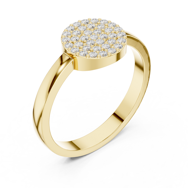 Ladies Ring DDLR-584@7 - Yellow Gold - Image