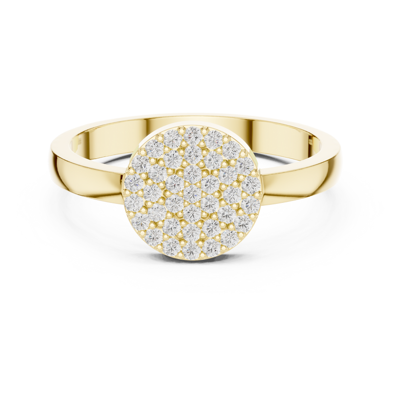 Ladies Ring DDLR-584@7 - Yellow Gold - Image