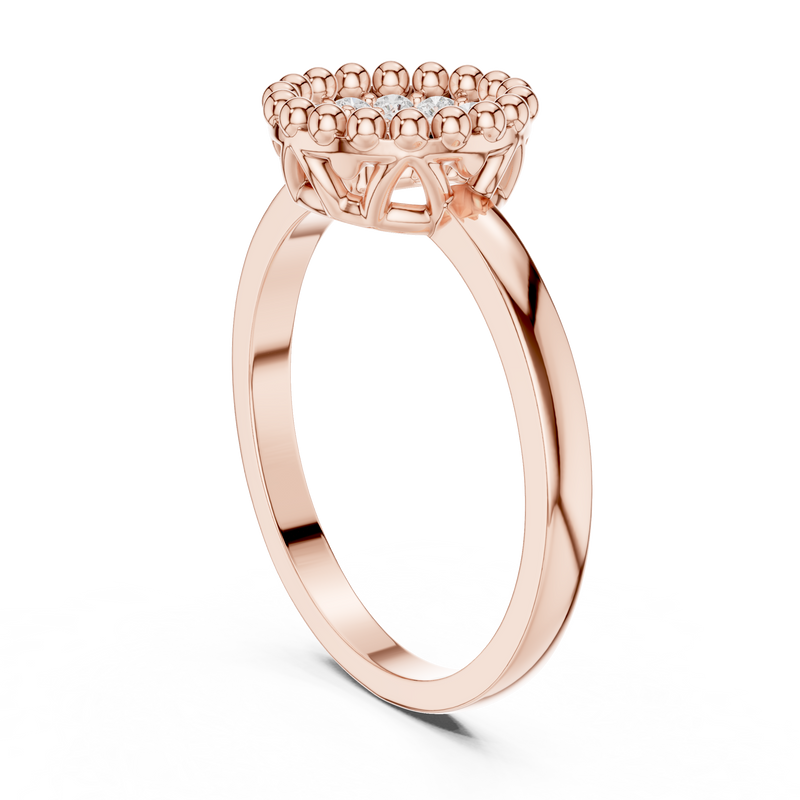 Ladies Ring DDLR-585 - Rose Gold - Image