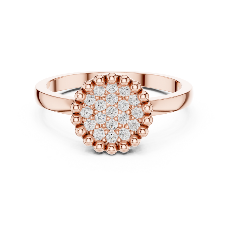 Ladies Ring DDLR-585 - Rose Gold - Image