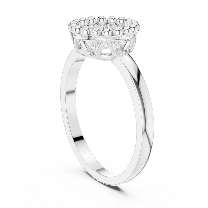 Ladies Ring DDLR-585 - White Gold - Image