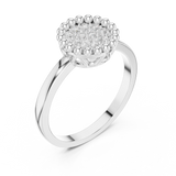 Ladies Ring DDLR-585 - White Gold - Image