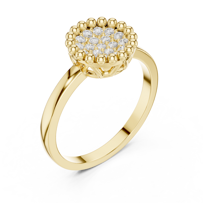 Ladies Ring DDLR-585 - Yellow Gold - Image