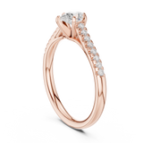 Ladies Ring DDLR-586@7 - Rose Gold - Image
