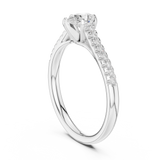 Ladies Ring DDLR-586@7 - White Gold - Image