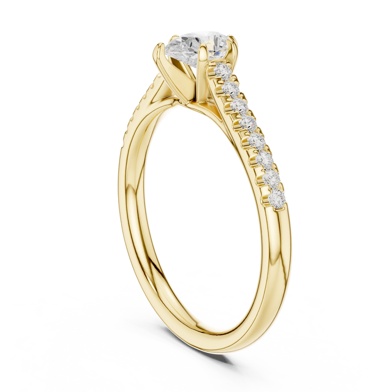 Ladies Ring DDLR-586@7 - Yellow Gold - Image