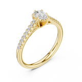 Ladies Ring DDLR-586@7 - Yellow Gold - Image
