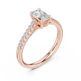 Ladies Ring DDLR-587@7 - Rose Gold - Image