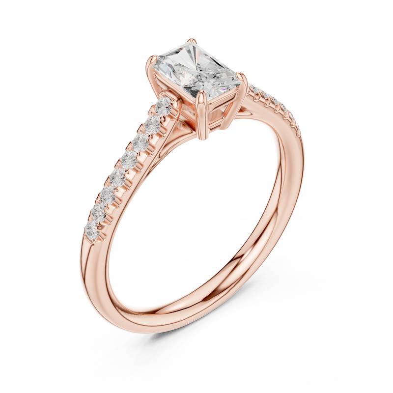 Ladies Ring DDLR-587@7 - Rose Gold - Image