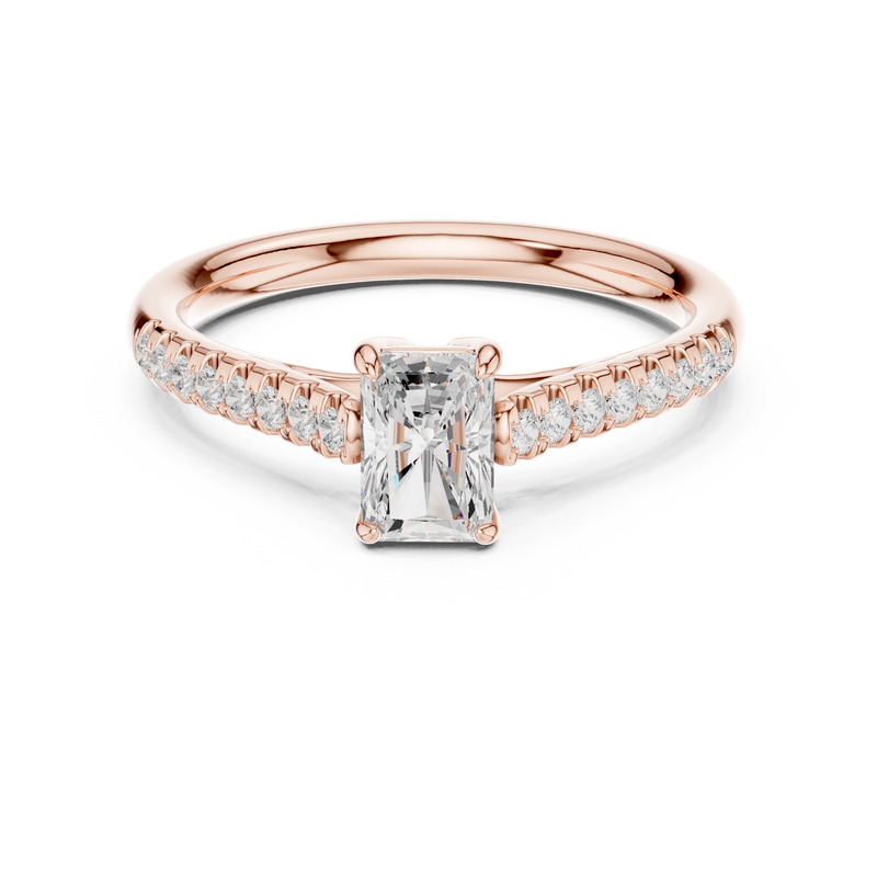 Ladies Ring DDLR-587@7 - Rose Gold - Image