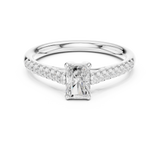 Ladies Ring DDLR-587@7 - White Gold - Image