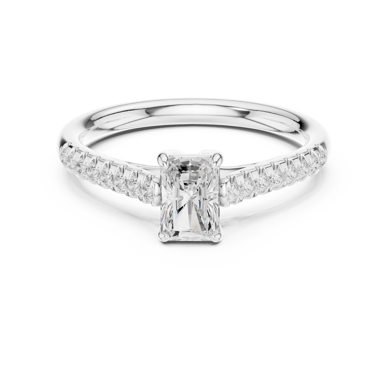 Ladies Ring DDLR-587@7 - White Gold - Image