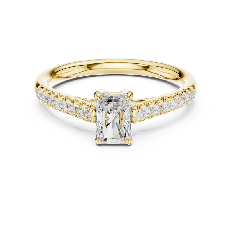 Ladies Ring DDLR-587@7 - Yellow Gold - Image